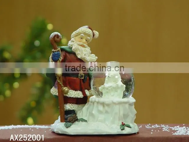 Christmas Decoration Resin snow globe glass snow globe crafts