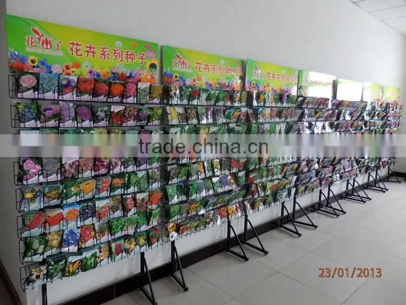 bottle water display shelf metal lattice supermarket display rack- ec