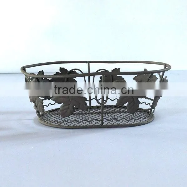 2014 popular round Iron fruit Basket