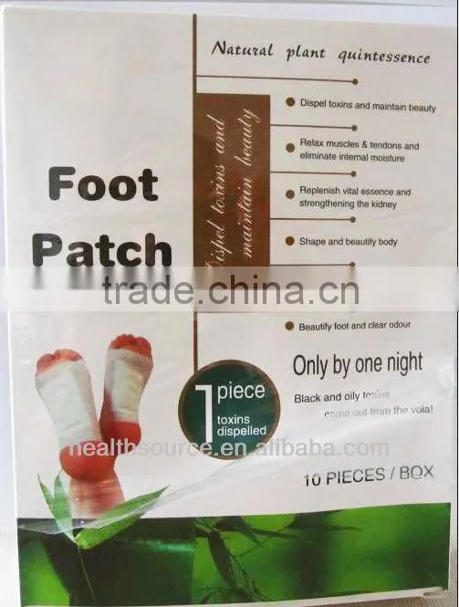 bamboo crystal detox foot patch