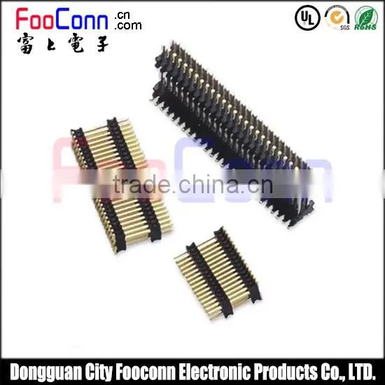 0.8 x 1.2mm PCB Connectors with Dual Row and 20m ohm Contact Resistance