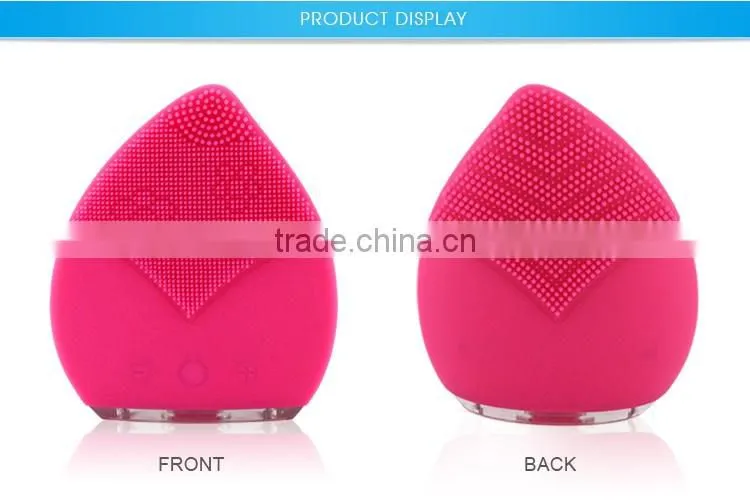 Mini portable facial equipment electric body brush makeup brush cleaning silicone
