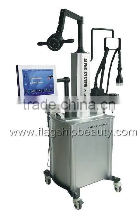 Vacuum and cavitation body shaping fat removal equipment