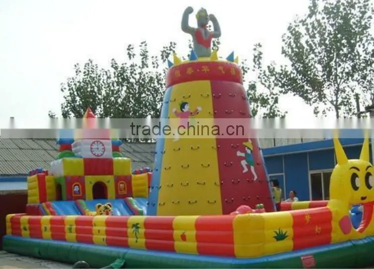 High quality inflatable rock climbing wall equipment2015