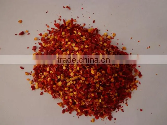 red dried chilli flakes,red hot chilli flakes,chilli flakes with 40-42% seeds,chilli flakes 6*6mm