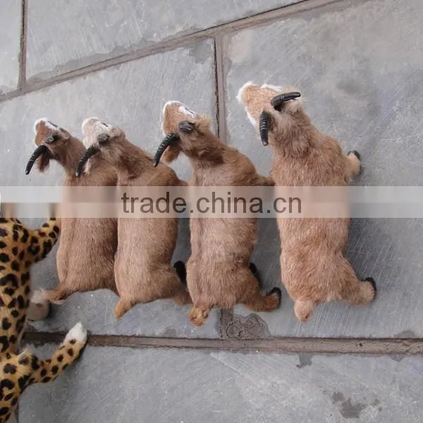 Plastic sculpture homemade soft toy plush goat decorations