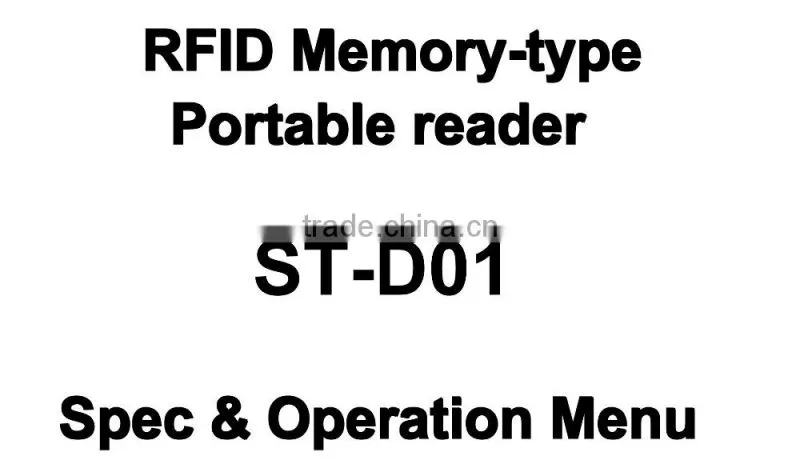134.2KHz FDX-B RFID Reader for Animal Scanner/handheld reader