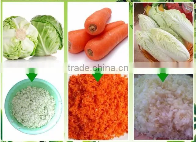 certificated vegetable grinding machine/300-500kg/h Vegetable Grinding Machine /most popular vegetable machine