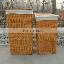 Folding bamboo basket weaving wholesale bamboo basket made in china