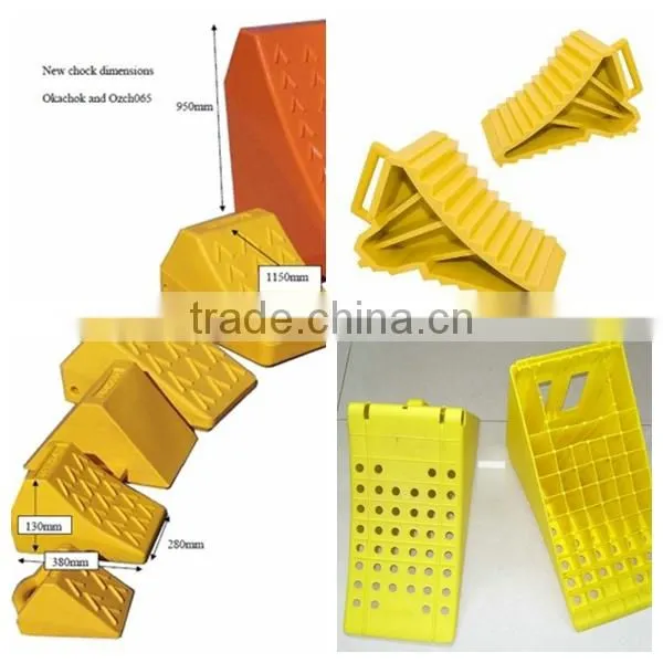 2.1kg PU wheel chock blocks for parking