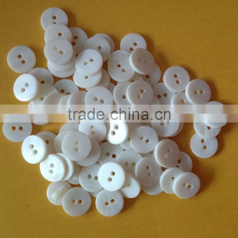 New whitelip mop shell shirt buttons for garment accessories