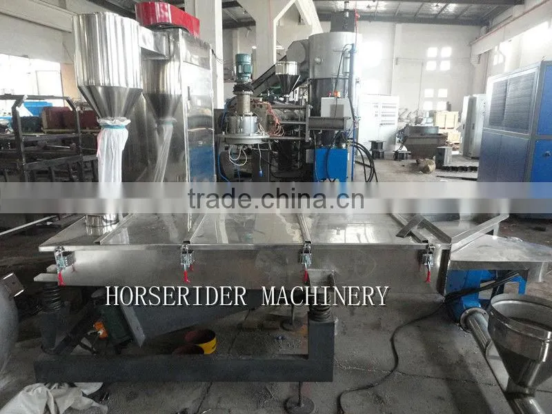 PP PE film agglomerator machine/pp pe film recycling pelletizer