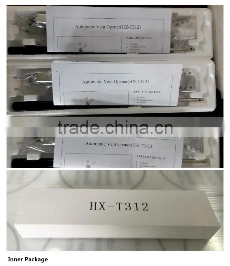 Solar heat sensitive temperature control automatic greenhouse windows opener with single spring