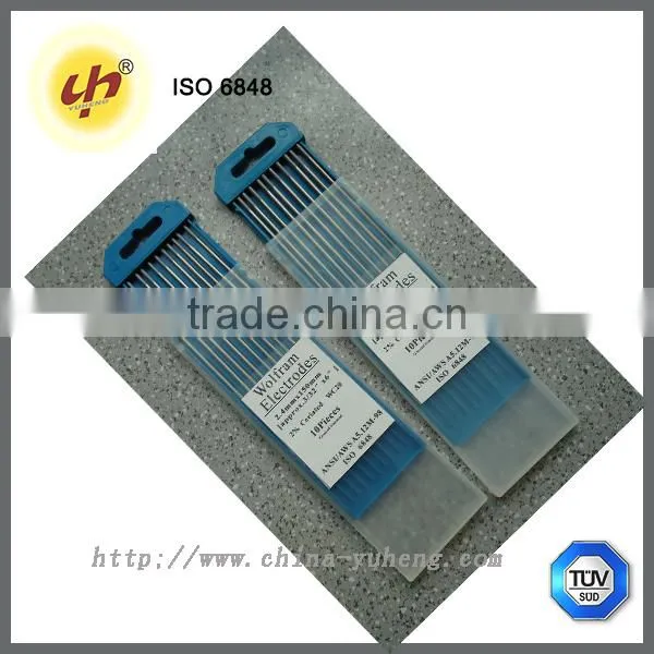 10pcs 2.4x150MM WCe20 grey wolfram electrodes tip
