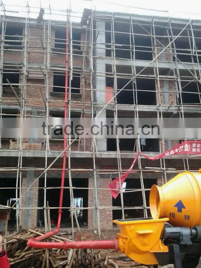 Chinese manufacturer portable mobile electric concrete mixer and pump for sale