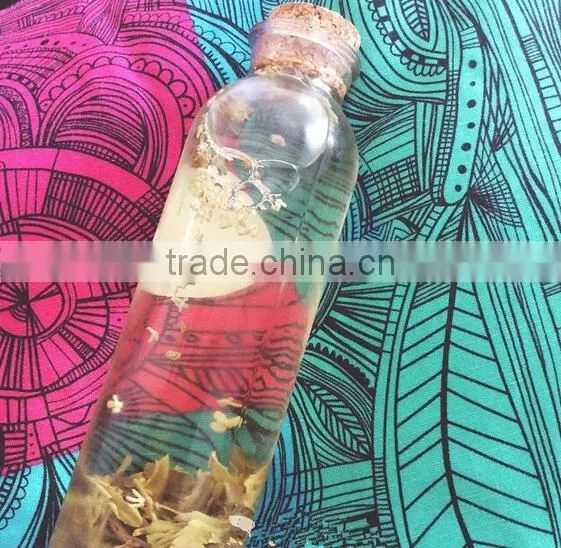 New shape juice glass bottle with cork lid special shape glass bottle square glass bottle with cork