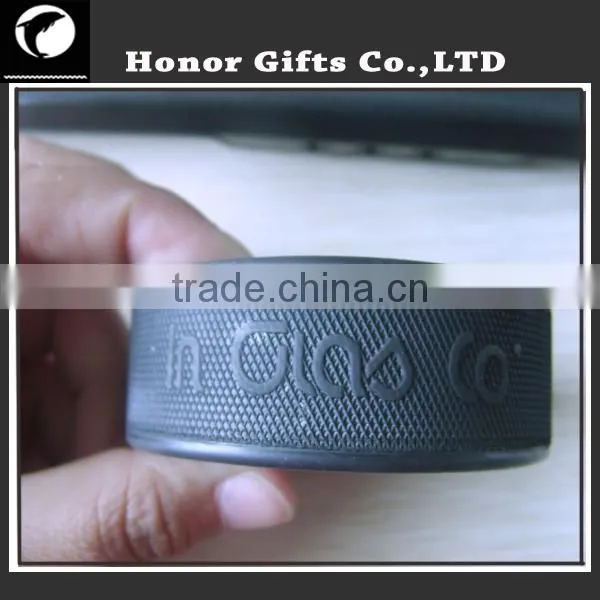 Rubber Custom Logo Printing Ice Hockey Puck
