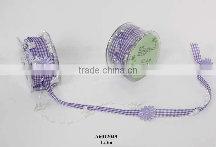 fashion orange ribbon with balls deco