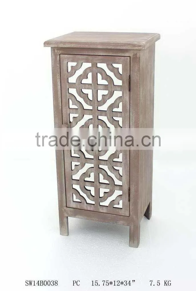 antique storage chest With mirror design for home