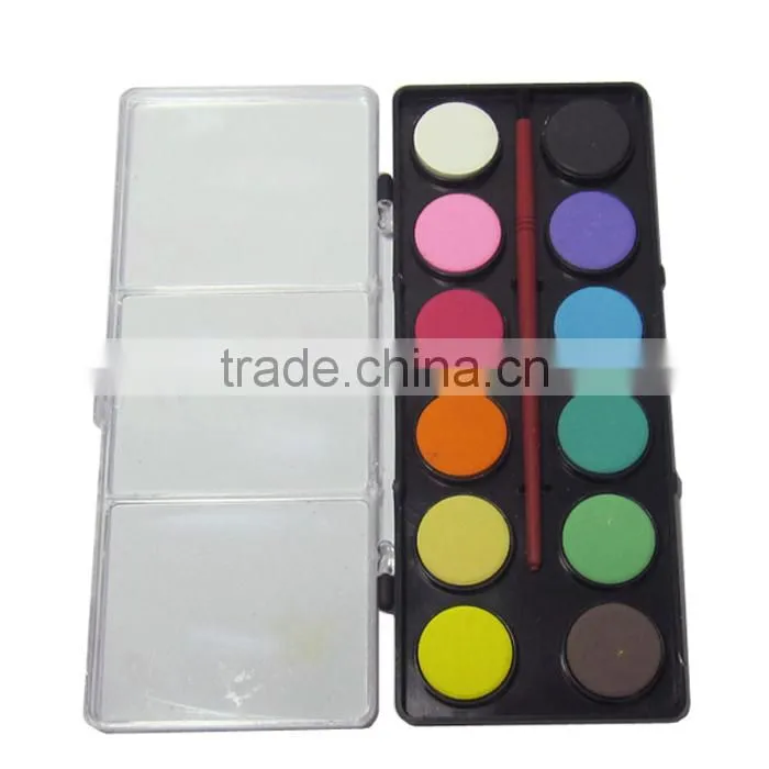 Quality 20mm diameter 12 color water color cake