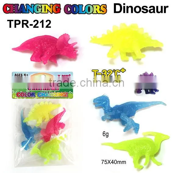 New Colorful Plastic Stretchy Dinosaur Toys