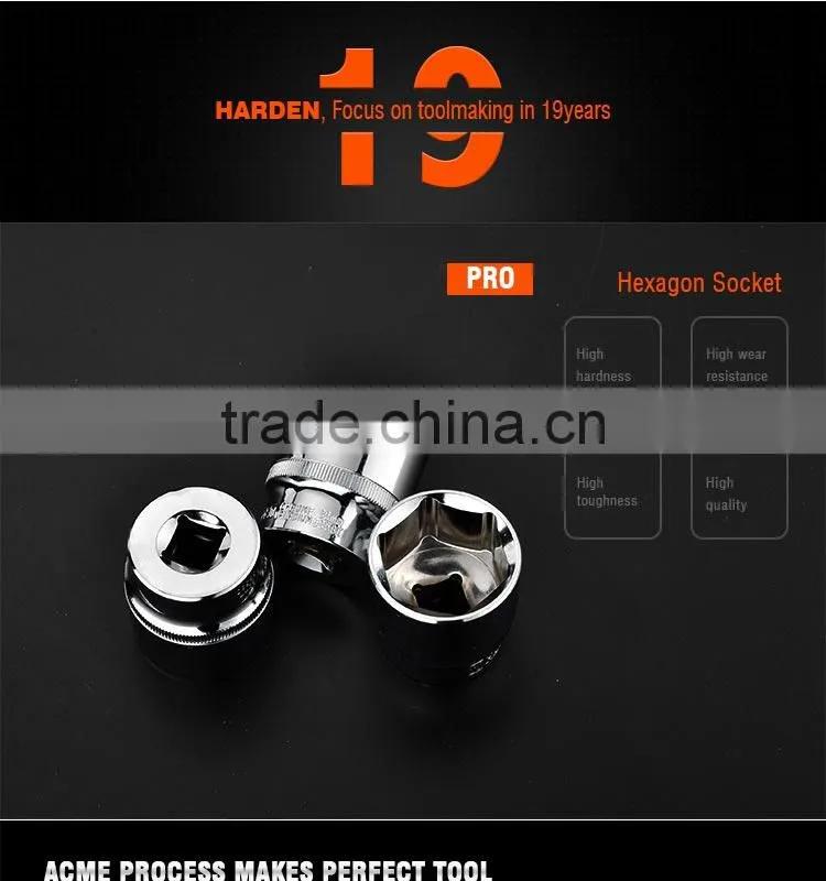 Professional Household Chrome Vanadium 1/4" 10mm Hexagon Socket