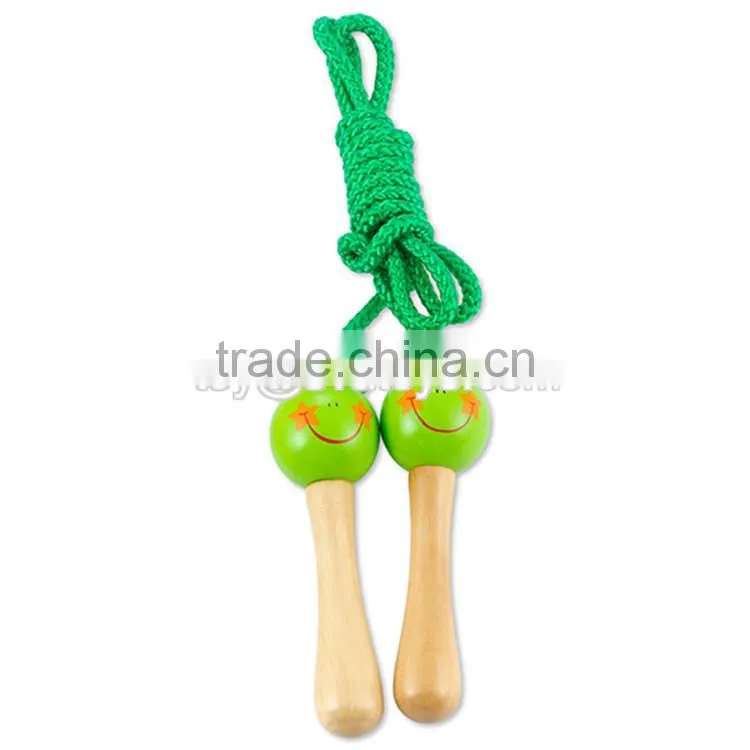 Wholesale multi-function children speed jump rope with wooden handle W01A120-S