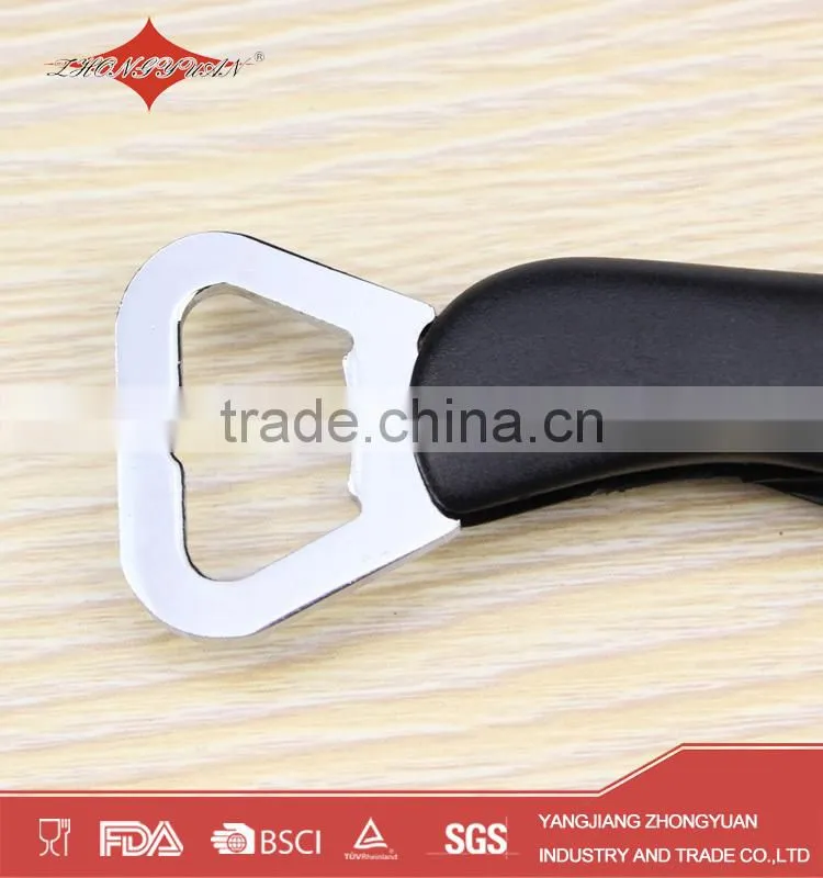 Plastic corkscrew beer wine opener with 4 in 1