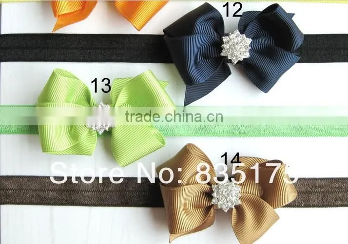 CF 0729 Teenage mini cheap boutique sequin wholesale hair bows