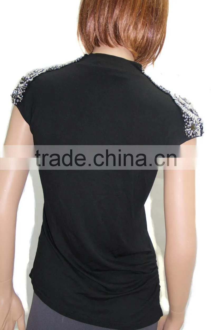 New Fashion Women Wear Casual Short SleeveModal Tops Blouse