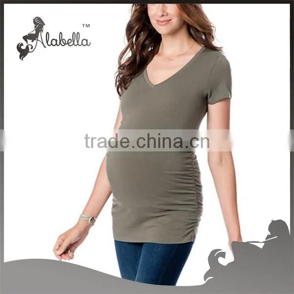 wholesale 100% cotton maternity wear ,maternity t-shirt