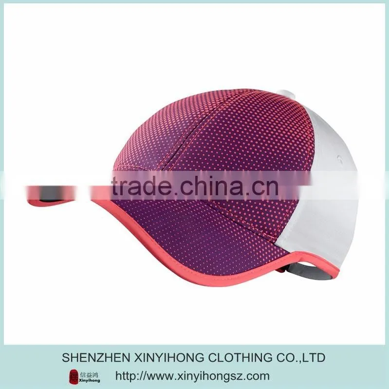 breathable golf caps/running sports caps with customized embroidery logo