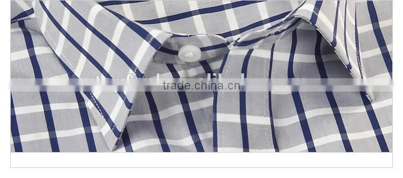Alibaba supply 2016 new trendy UK style plaid long sleeve gentleman shirt