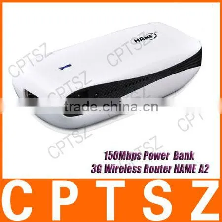 100% Original HAME A2 150Mbps Power Bank 3G WiFi Router,3G Router