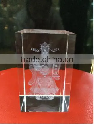 K9 Crystal Laser Engraving Communion Souvenirs, Crystal Block Engraving For Religions Gifts