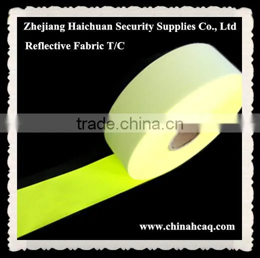 Fluorescent Reflective Fabric Stripe For Safety Clothing