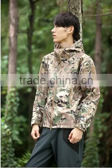 2016 men's camo softshell jacket wholesale