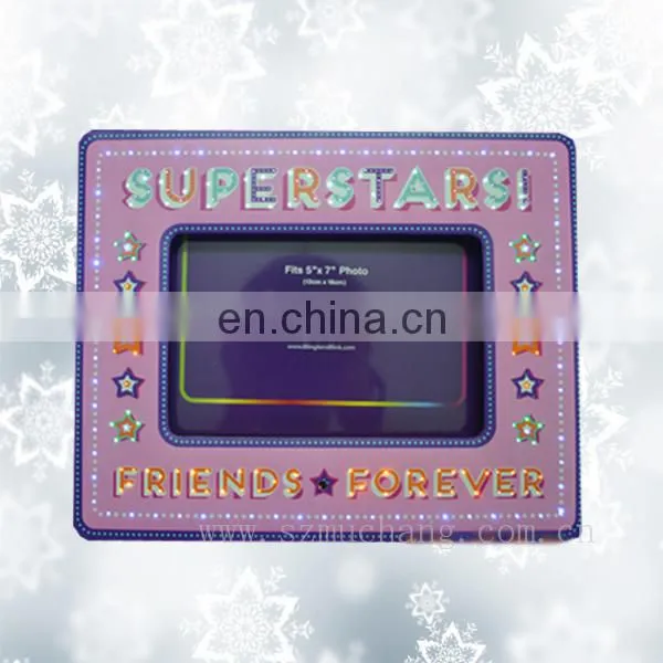 Hot Selling custom LED Lighting Up Paper Photo Frame which will light up your life