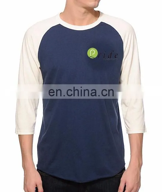 Unisex Adult Color Combination Custom Printing Baseball T-shirt-customise long sleeve t-shirt- casual wear t-shirt