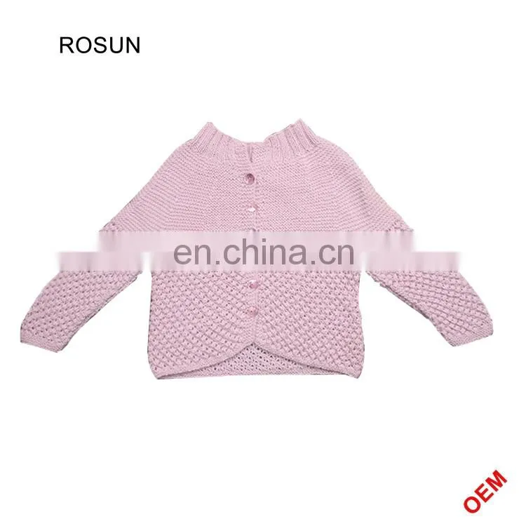 Pink child woolen sweater designs for children kids boys