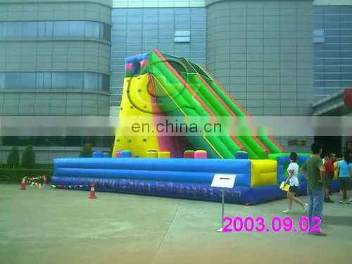 inflatable rock climbing slide,inflatable climbing slide,inflatable slide with climbing