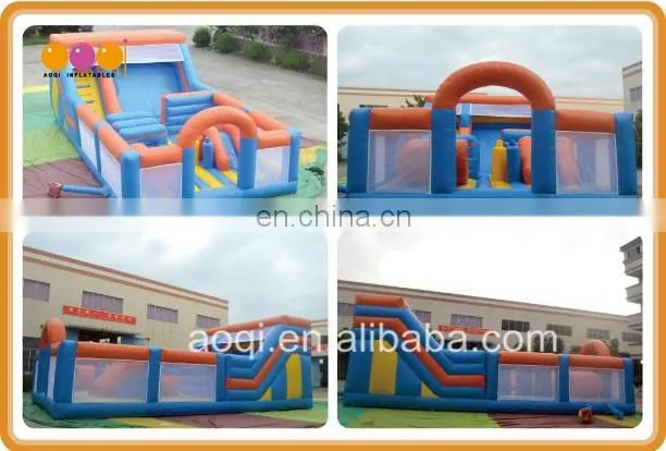 Children outdoor big inflatable fun city pvc material inflatable fun park for sale