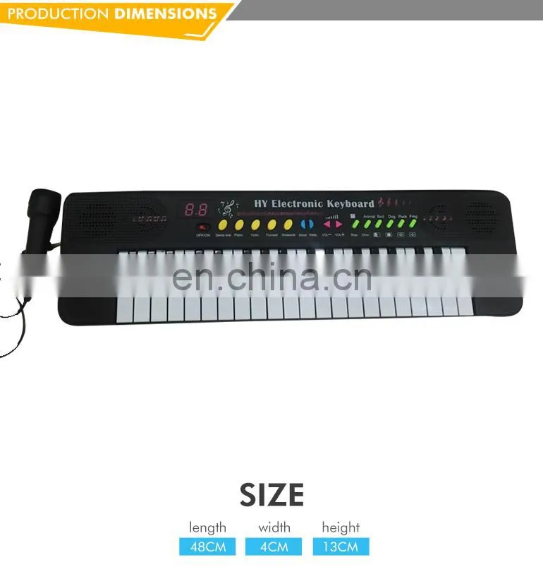 Newest musical toys electric rechargeable piano keyboard