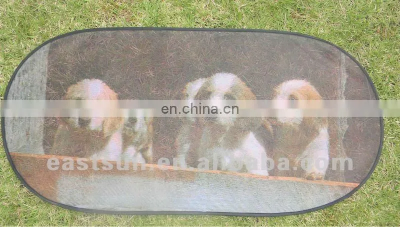 Hot selling Nylon cartoon car rear sunshade for back window