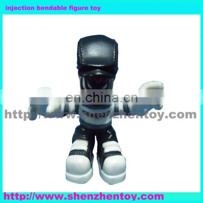 injection bendable figurine toy