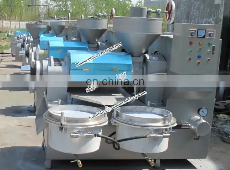 Factory Outlet rapeseed peanut oil press / automatic screw press / sesame oil-flow machine