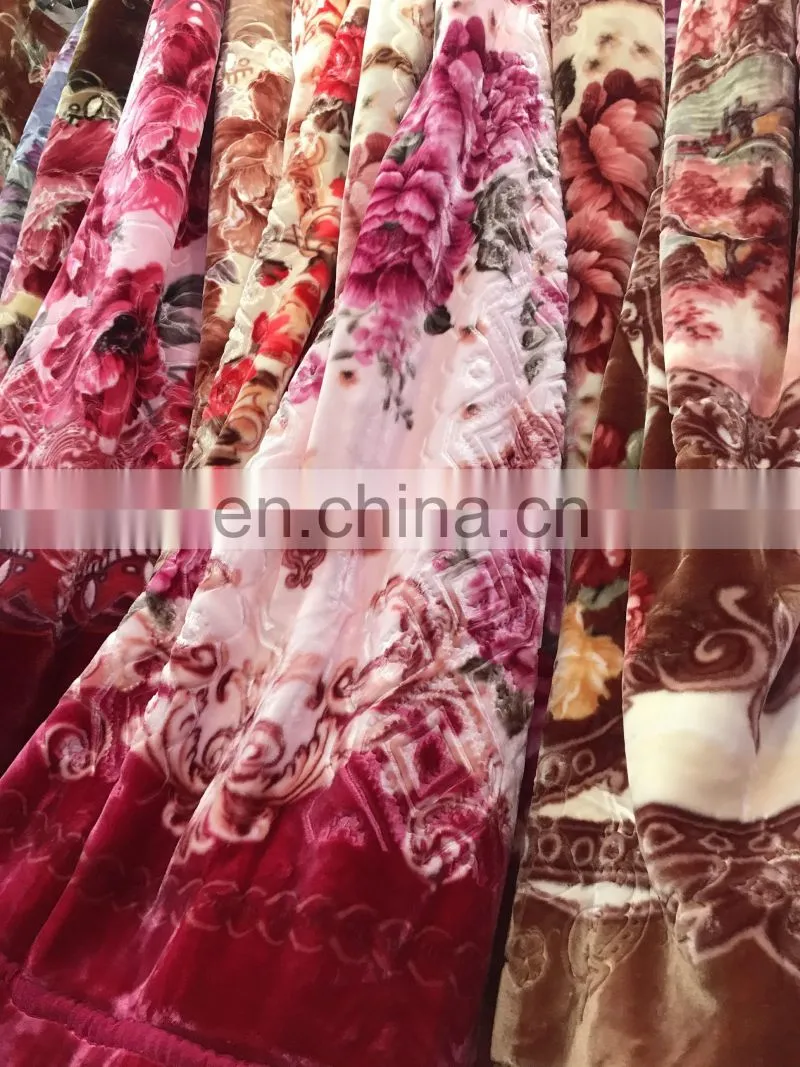 Fresh Double Layer Raschel Blanket Machine Washable