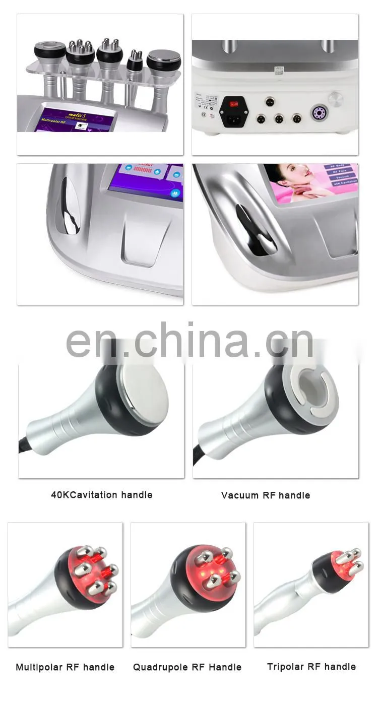 Wholesale Portable 5 in 1 40khz vacuum cavitation and rf lifting slimming machine