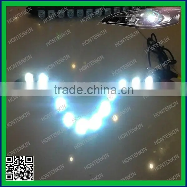NEW 100% waterproof 6pcs LED DRL Daytime Running Light