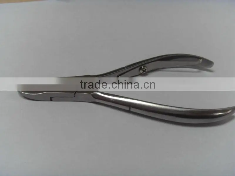 Profession Stainless Steel Nail Manicure Cuticle Nipper with Double Springs, retail